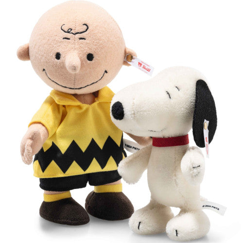 Steiff Charlie Brown and Snoopy