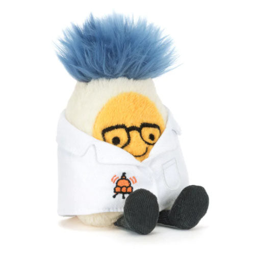Jellycat Amuseables Boiled Egg Scientist Outfit